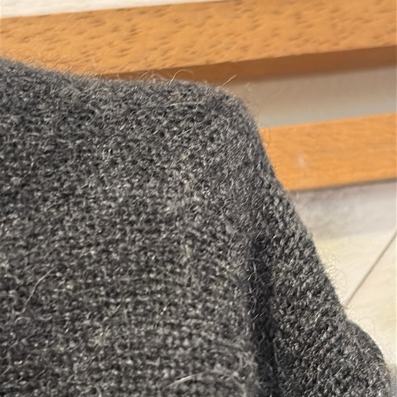 Ralph Lauren Black Label Cashmere V-Neck Long Cardigan Sweater Dress S *As-Is* - Picture 10 of 12